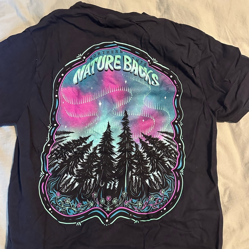 Nature backs Black Tee